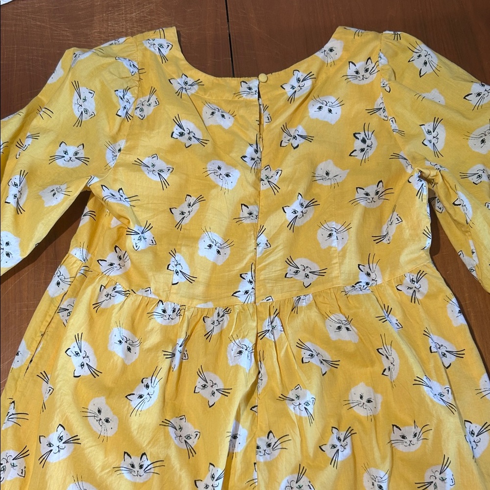 Joanie Cat Print Dress - Picture 3 of 4
